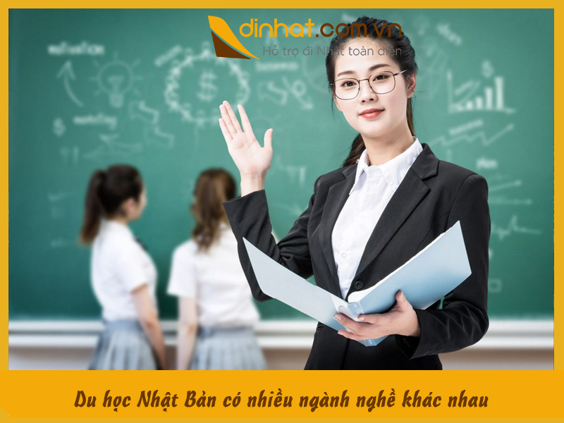 Du hoc nhat ban co nhieu nganh nghe khac nhau