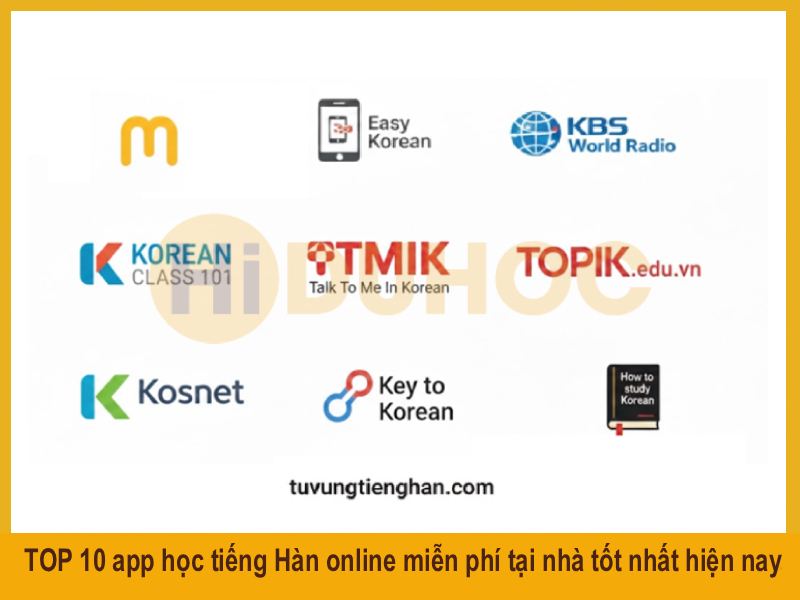 TOP 10 app học tiếng Hàn online miễn phí tại nhà tốt nhất hiện nay