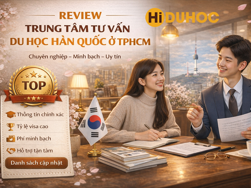 TOP 10 trung tâm tư vấn du học Hàn Quốc tại TPHCM uy tín nhất