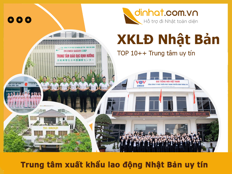 Top 10 trung tâm xuất khẩu lao động Nhật Bản uy tín